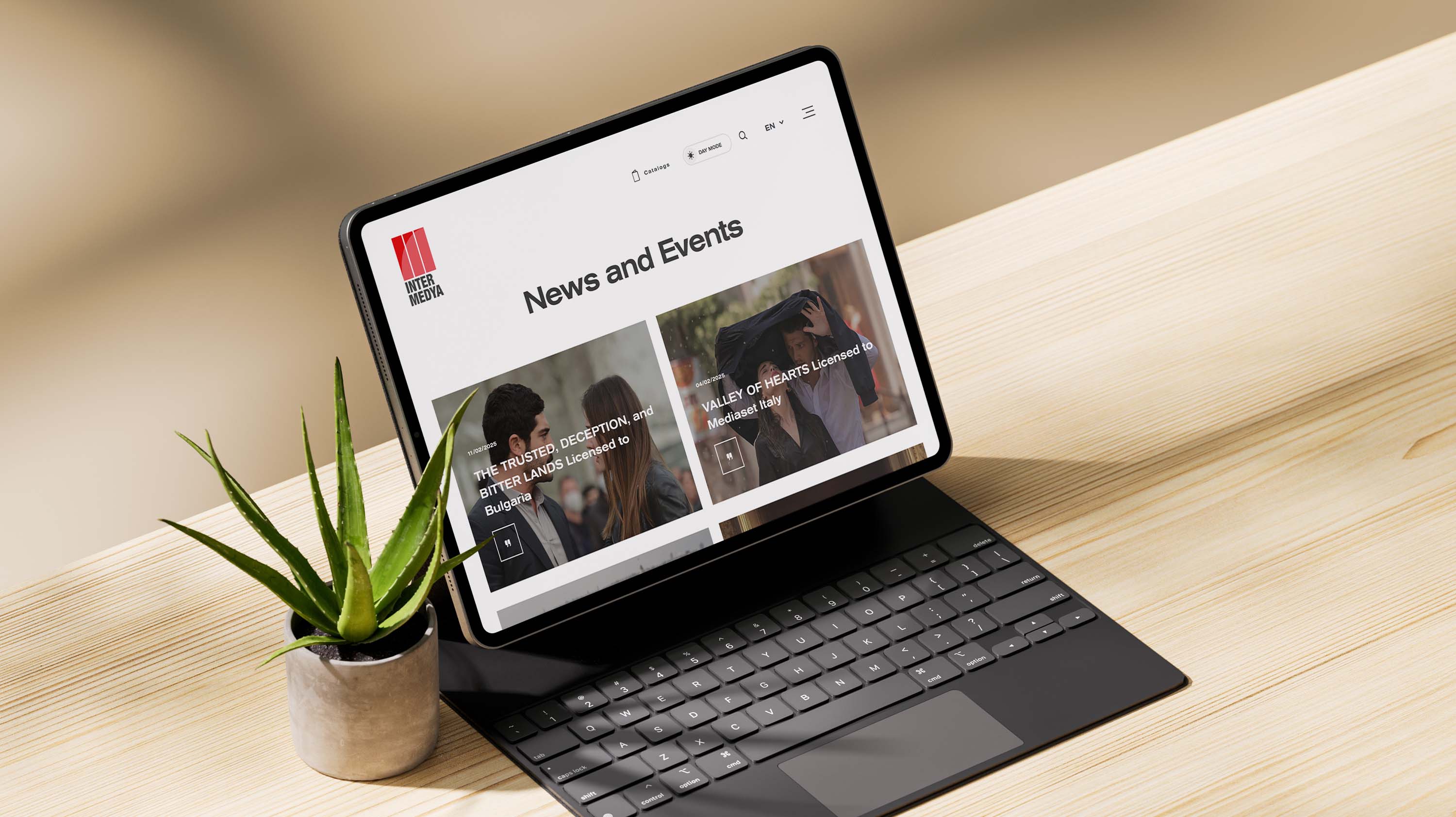 Inter Medya — website design and engineering by Super Agency