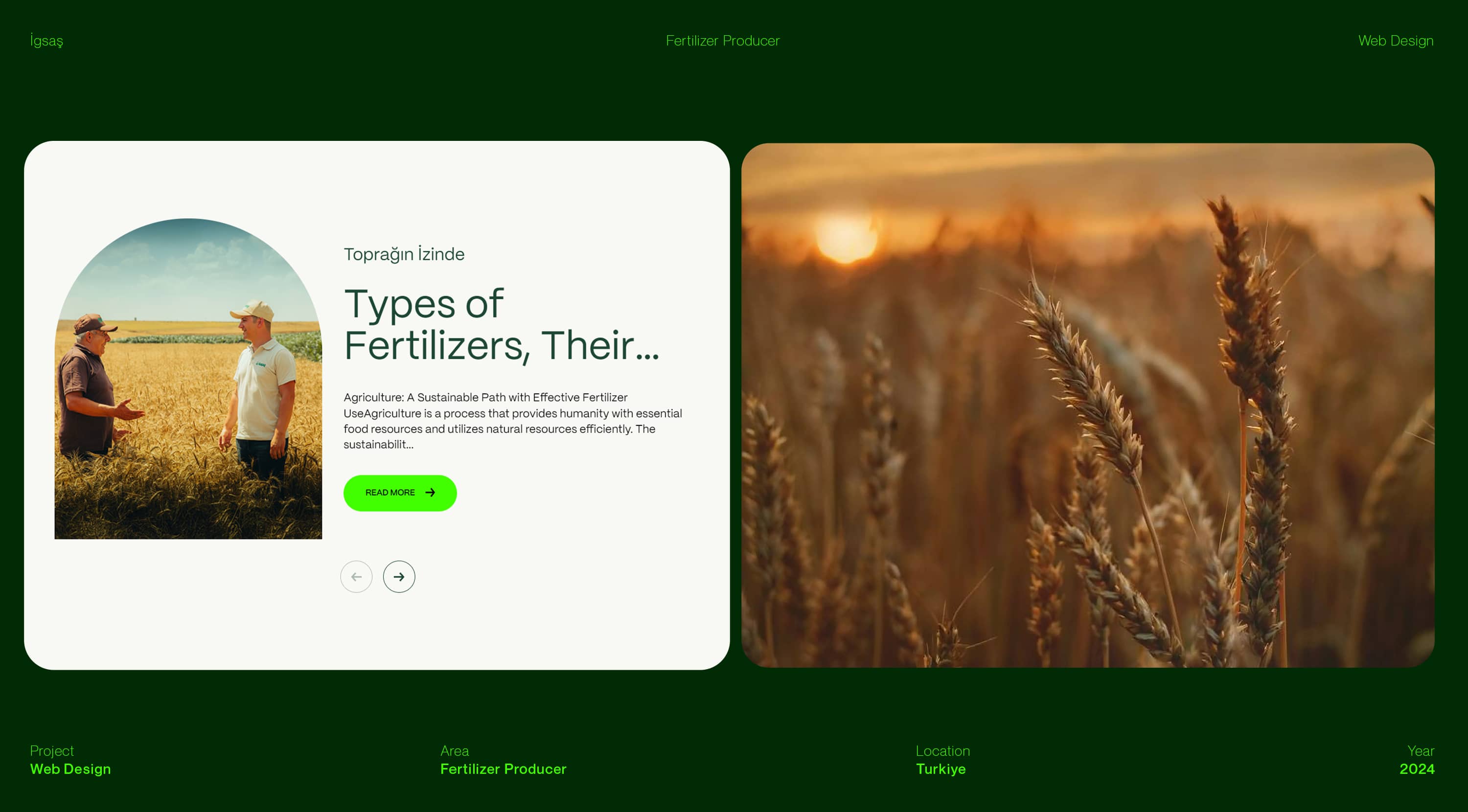 İgsaş — website design and engineering by Super Agency